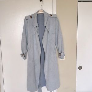 NEVER WORN - Few Moda- Suede Trench